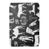 Oude Egyptische Hiërarchische symbolen Badmat (Voorkant Verticaal)