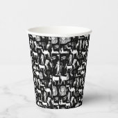 Oude Egyptische Hiërarchische symbolen Papieren Bekers (Rechts)