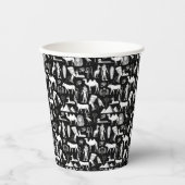 Oude Egyptische Hiërarchische symbolen Papieren Bekers (Voorkant)