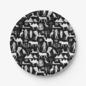 Oude Egyptische Hiërarchische symbolen Papieren Bordje (Voorkant)