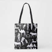 Oude Egyptische Hiërarchische symbolen Tote Bag (Voorkant)