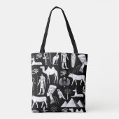 Oude Egyptische Hiërarchische symbolen Tote Bag (Achterkant)