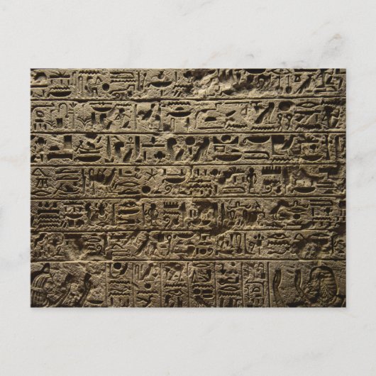 oude egyptische hiërogliefen briefkaart (Voorkant)
