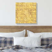 Oude Egyptische hiërogliefen goud Canvas Afdruk (Insitu (Slaapkamer))