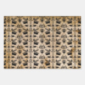 Oude Egyptische hiërogliefen inpakken van papieren Inpakpapier Vel (Voorkant)