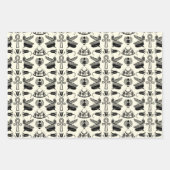 Oude Egyptische hiërogliefen inpakken van papieren Inpakpapier Vel (Voorkant 3)