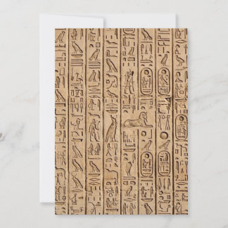 Oude Egyptische hiërogliefen Kaart