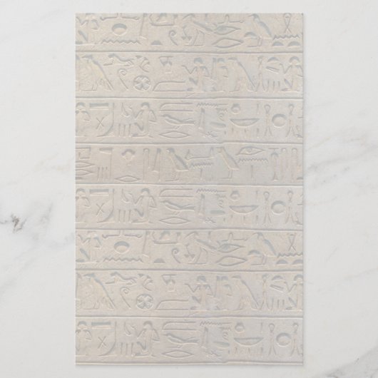 Oude Egyptische hiërogliefen ontwerp schrijfpapier Briefpapier (Voorkant)