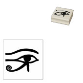 Oude Egyptische Hiërogliefen Oog van Ra Rubberstempel (Gestempeld)