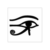 Oude Egyptische Hiërogliefen Oog van Ra Rubberstempel (Afrduk)