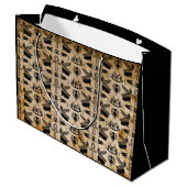 Oude Egyptische hiërogliefen thema geschenkzak Groot Cadeauzakje (Achterkant Gekanteld)