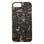 Oude Egyptische hiërogliefen - zwart en goud Case-Mate iPhone Case (Achterkant)