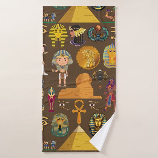 Oude Egyptische Hieroglyphic — Patroonsymbool Badhanddoek (Badhanddoek)