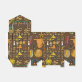 Oude Egyptische Hieroglyphic — Patroonsymbool Bedankdoosjes (Uitgevouwen)