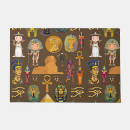 Oude Egyptische Hieroglyphic — Patroonsymbool Deurmat