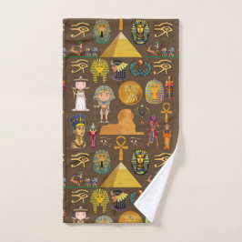 Oude Egyptische Hieroglyphic — Patroonsymbool Handdoek