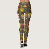 Oude Egyptische Hieroglyphic — Patroonsymbool Leggings (Achterkant)