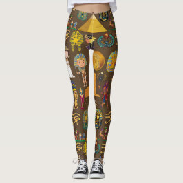 Oude Egyptische Hieroglyphic — Patroonsymbool Leggings