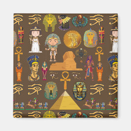 Oude Egyptische Hieroglyphic — Patroonsymbool Magneet