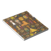 Oude Egyptische Hieroglyphic — Patroonsymbool Notitieblok (Schuin)