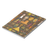 Oude Egyptische Hieroglyphic — Patroonsymbool Notitieblok (Linkerzijde)