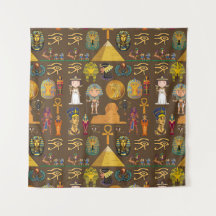 Oude Egyptische Hieroglyphic — Patroonsymbool