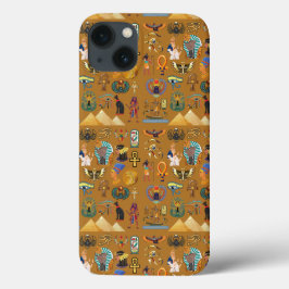 Oude Egyptische Hieroglyphic - Pattern Hieroglyphi Case-Mate iPhone Case