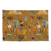 Oude Egyptische Hieroglyphic - Pattern Hieroglyphi Kussensloop (Achterkant-Rechts)
