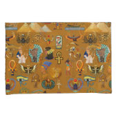 Oude Egyptische Hieroglyphic - Pattern Hieroglyphi Kussensloop (Voorkant-Rechts)