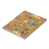 Oude Egyptische Hieroglyphic - Pattern Hieroglyphi Notitieblok (Linkerzijde)