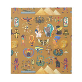 Oude Egyptische Hieroglyphic - Pattern Hieroglyphi Notitieblok