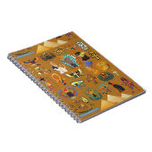 Oude Egyptische Hieroglyphic - Pattern Hieroglyphi Notitieboek (Rechterzijde)