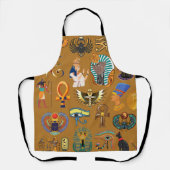 Oude Egyptische Hieroglyphic - Pattern Hieroglyphi Schort (Voorkant)