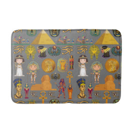 Oude Egyptische Hieroglyphic - Pattern Pharaoh Badmat