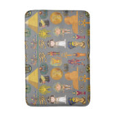 Oude Egyptische Hieroglyphic - Pattern Pharaoh Badmat (Voorkant Verticaal)