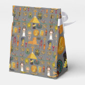 Oude Egyptische Hieroglyphic - Pattern Pharaoh Bedankdoosjes (Achterkant)