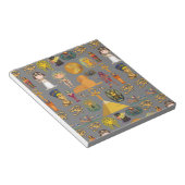 Oude Egyptische Hieroglyphic - Pattern Pharaoh Notitieblok (Schuin)