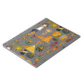 Oude Egyptische Hieroglyphic - Pattern Pharaoh Notitieboek (Linkerzijde)