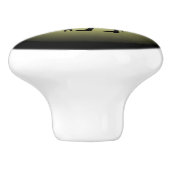 Oude Egyptische ~ Hieroglyphics ~ On Gold & Black Keramische Knop (Zijkant)