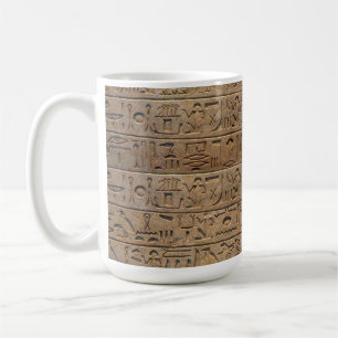 Oude Egyptische Hieroglyphs Designer Gift Koffiemok