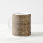 Oude Egyptische Hieroglyphs Designer Gift Koffiemok (Voorkant links)