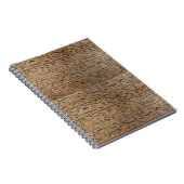 Oude Egyptische Hieroglyphs Designer Gift Notitieboek (Rechterzijde)