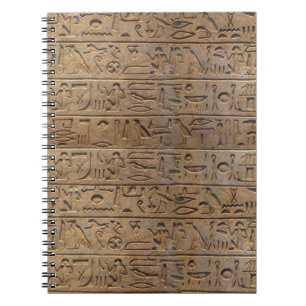 Oude Egyptische Hieroglyphs Designer Gift Notitieboek