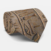 Oude Egyptische Hieroglyphs Designer Gift Stropdas (Opgerold)