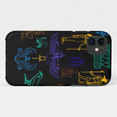 Oude Egyptische Hieroglyphs en Symbolen Case-Mate iPhone Case (Achterkant (horizontaal))