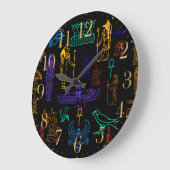 Oude Egyptische Hieroglyphs en Symbolen Grote Klok (Hoek)