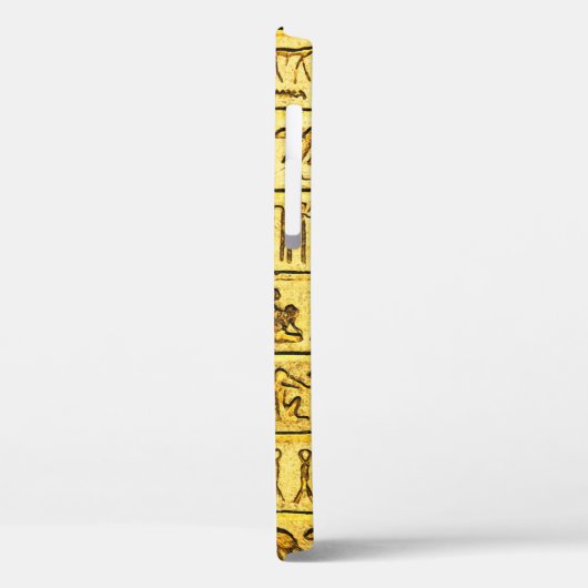 Oude Egyptische Hieroglyphs - Geel Case-Mate iPhone Case (Achterkant / Links)