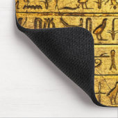 Oude Egyptische Hieroglyphs Gele Muismat (Hoek)
