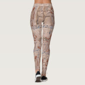 Oude Egyptische Hieroglyphs Motif Yoga die actief  Leggings (Achterkant)