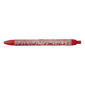 Oude Egyptische Hieroglyphs Red Pen (Voorkant)